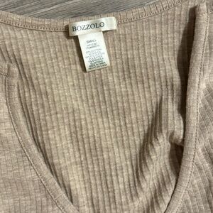 Bozzolo Long Sleeve Crop Sweater NWOT